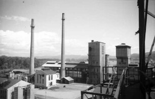 Freiburg: Blick vom Gasometer auf Kesselhäuser