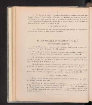 II. Ex Ordine Ivreconsvltorvm
