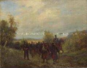 Gefangene Franzosen im Deutsch-Französischen Krieg 1870/71