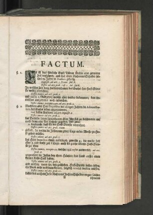 Factum.