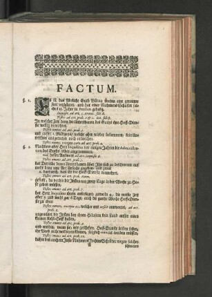 Factum.