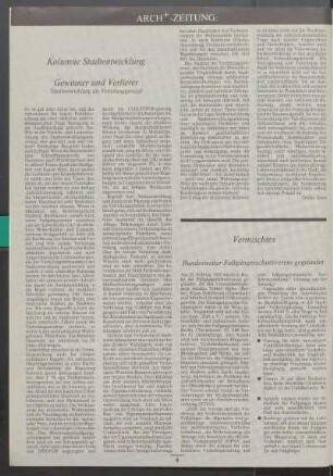 Arch+-Zeitung