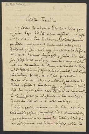 Brief an Franz Wüllner : 28.04.1862