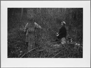 Die Geschwister Otto und Erna Porath im Wald, Schnackenburg
