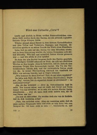 Wird aus Cornelia ,,Cora"?