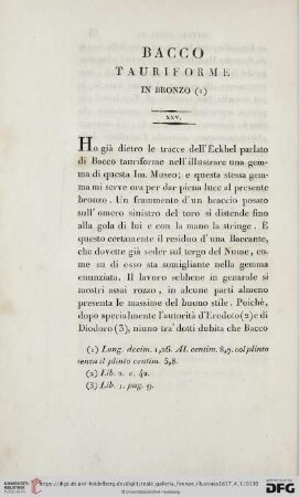 Bacco tauriforme, in bronzo