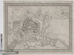 Neuester Grundriss der Stadt Leipzig