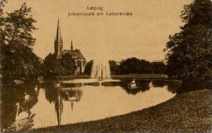Leipzig: Johannapark mit Lutherkirche