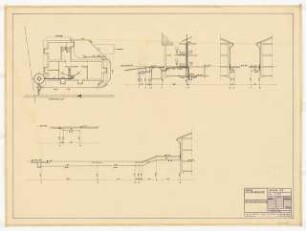 Wohnhaus Mildenberger, Hochberg: Entwässerungsplan 1:100