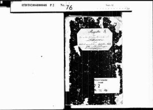 Zivilstandsregister der Juden der Gemeinde Lichtenau, Kreis Büren (Originale und Duplikate) (GHT 1815-1822) (Gemeinde: Lichtenau)