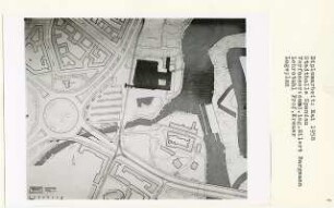 Stadthalle, Berlin-Spandau (Diplomarbeit bei Willy Kreuer): Lageplan 1:500