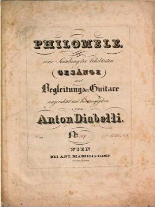 Quodlibet (Alles fühlt der Liebe Freuden) : aus der Zauberpose: Amosa ; mit Begleitung der Guitarre