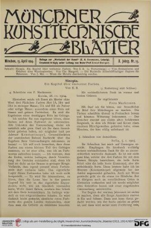 Nr. 15 (13. April 1914)