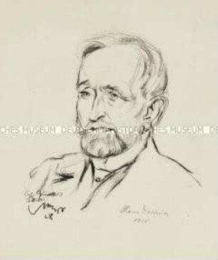 Bildnis des Historikers Hans Delbrück
