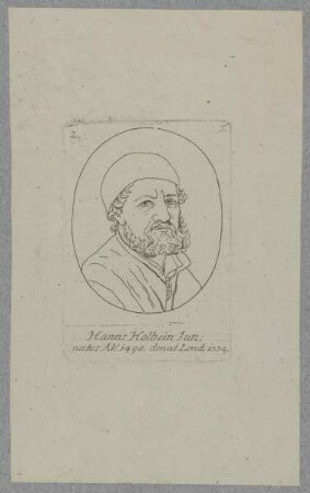 Bildnis des Hanns Holbein Jun.
