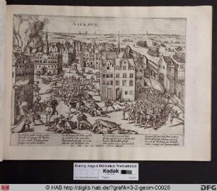 Gräueltaten der spanischen Truppen in Naarden, 30. November 1572.