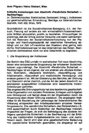 27-64, Sicherheitsideologien