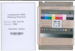 Entnazifizierung Johann Goennert , geb. 22.09.1895 (Polizeibeamter)