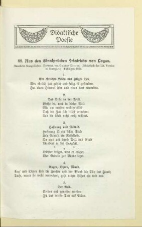 Didaktische Poesie