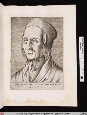 Philippus Decius Mediolanensis.