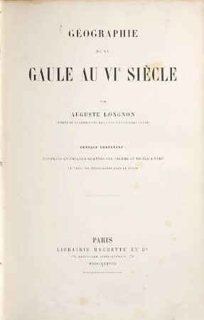 Géographie de la Gaule au VIe siècle