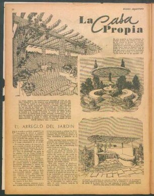 La casa propia : El arreglo del jardín