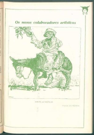 Os nosos colaboradores artísticos : Dibuxo, por Castelao