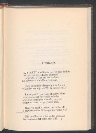 Plegaria