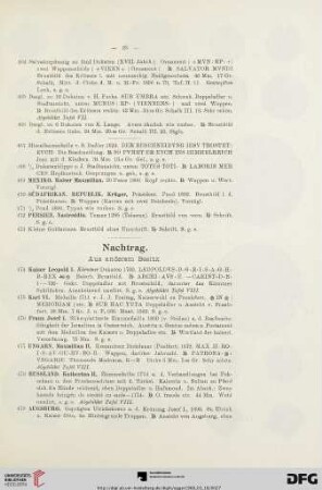 Nachtrag (Nr. 474-493)