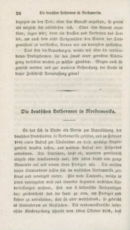 58-72 Die deutschen Lutheraner in Nordamerika