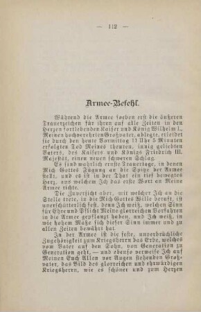 Armee-Befehl