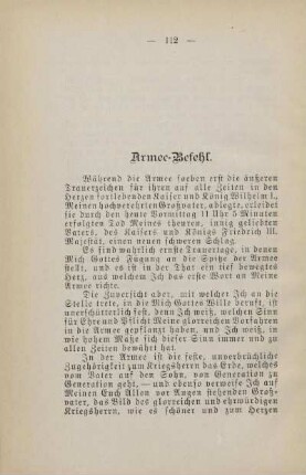 Armee-Befehl