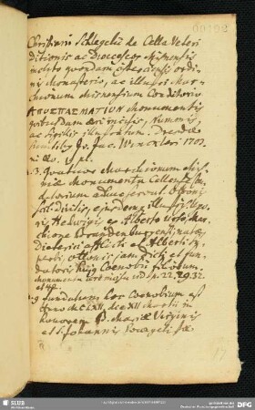 [Faszikel 10: Notizen und Exzerpte zu Inschriften, Münzen und Siegeln, die im Zusammenhang mit Kloster Altzella und Meißen stehen]