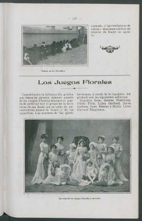 Los juegos florales