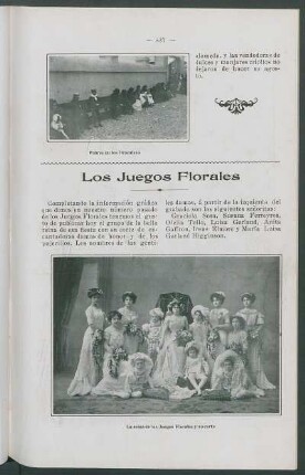 Los juegos florales