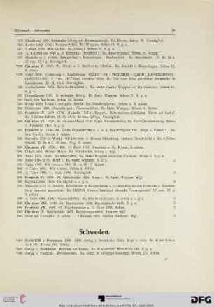 Schweden (Nr. 604-717)