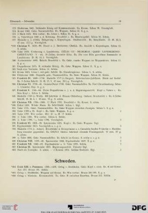 Schweden (Nr. 604-717)