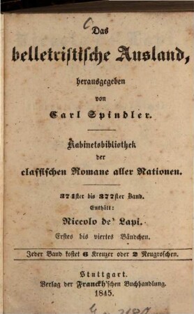 Niccolo de'Lapi : ein Roman aus der florentinischen Geschichte, 1/4