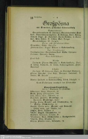 Einwohnerverzeichnis : Einwohner-Verzeichnis