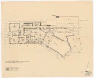 Haus und Garten Paul Neuerburg, Köln-Marienburg: Grundriss Obergeschoss 1:50