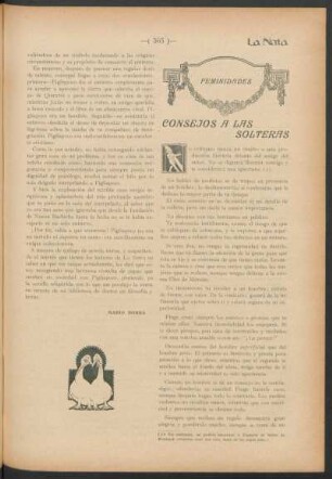 Feminidades - Consejos a las solteras