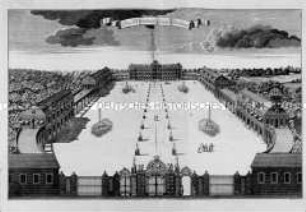 Schloss Dornburg bei Zerbst, Entwurf der Schlossanlage