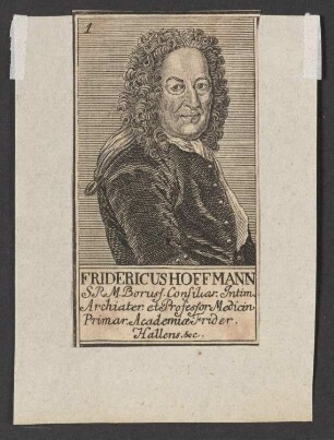 Porträt Friedrich Hoffmann (1660-1742)