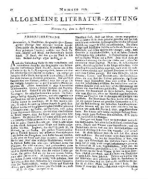 Mentelle, E.: Die vergleichende Erdbeschreibung, oder System der alten und neuen Erdbeschreibung aller Völker und Zeiten. Bd. 7. Alt-Spanien. Aus dem Franz. übers. Winterthur: Steiner 1793