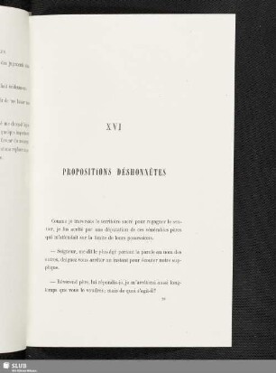 XVI Propositions Déshonnêtes