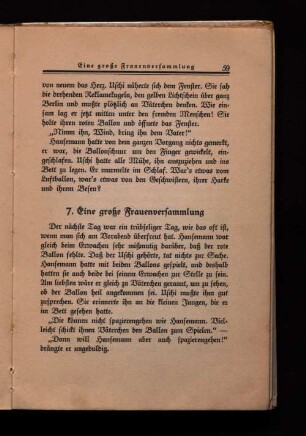7. Eine große Frauenversammlung