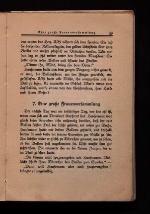 7. Eine große Frauenversammlung
