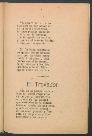 El trovador