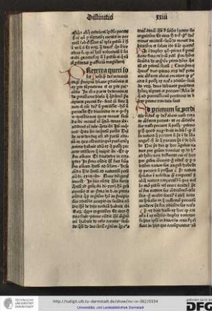 Preterea queri solet. Postquam determinavit magister principium humane perditionis et ex parte temptatoris et ex parte peccantis, in ista parte determinat de promissione divina...