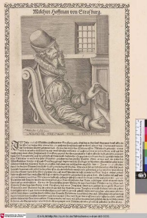 Melchior Hoffmann von Strasburg [Melchior Hoffman; Hofman, Melchior]